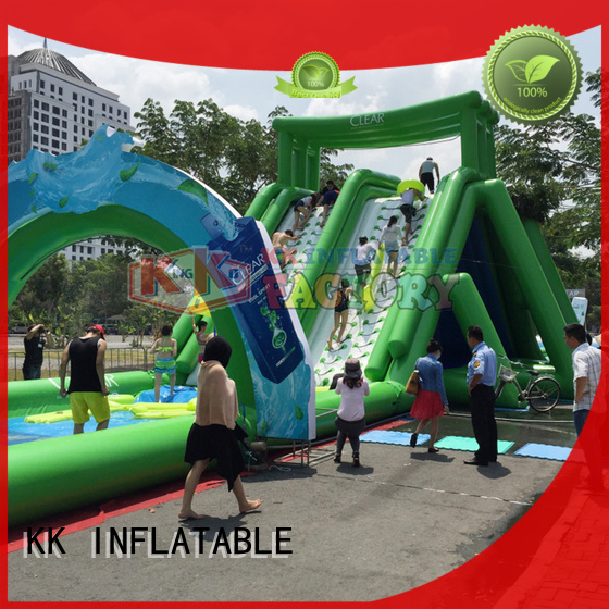 creative design inflatable theme playground blue supplier for amusement park