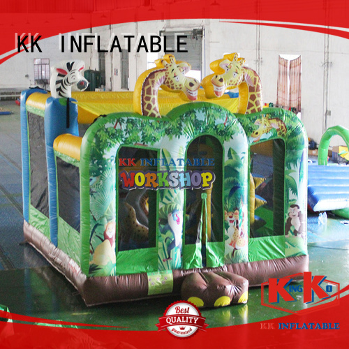 KK INFLATABLE animal shape jumping castle factory direct for amusement park