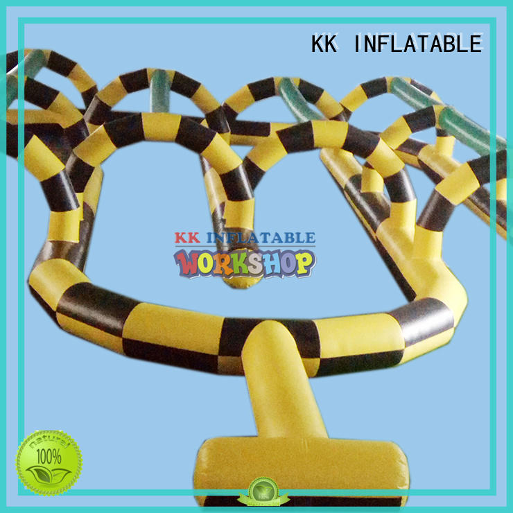 KK INFLATABLE multistandard inflatable rock climbing wall long for paradise
