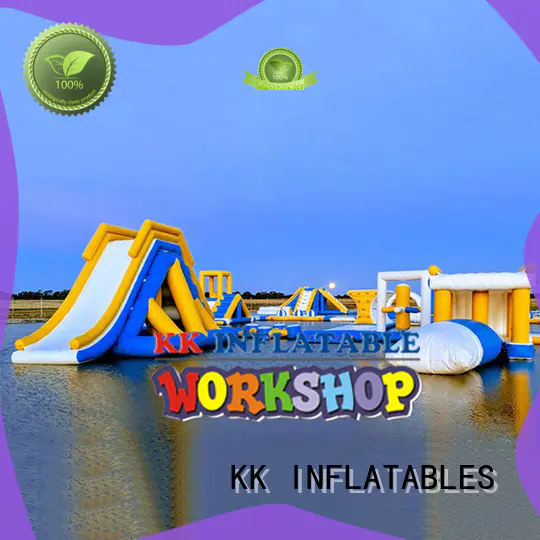 KK INFLATABLE tall inflatable floating water park manufacturer for water park