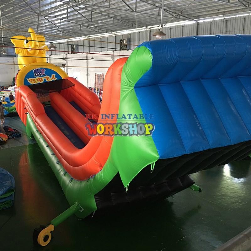 custom inflatable water playground manufacturer for seaside KK INFLATABLE-1