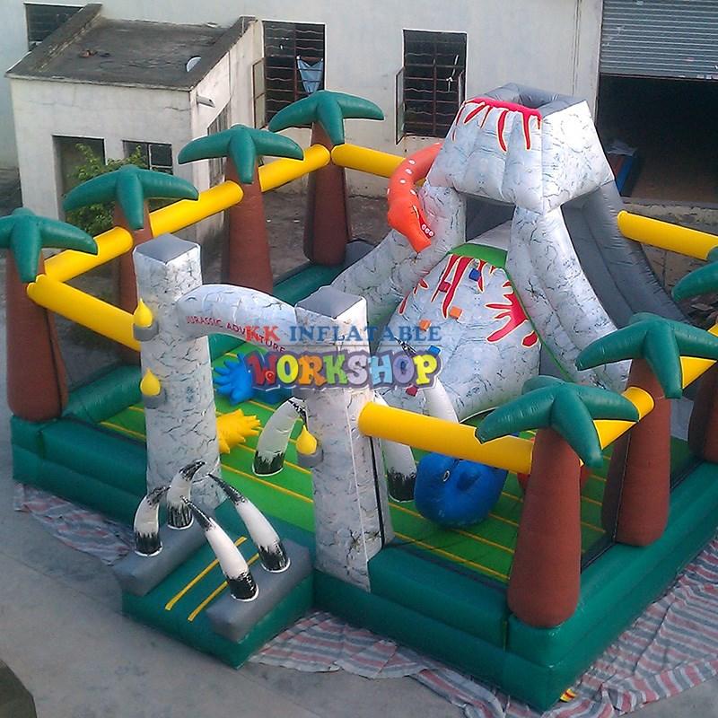 KK INFLATABLE castle water obstacle course good quality for adventure-1