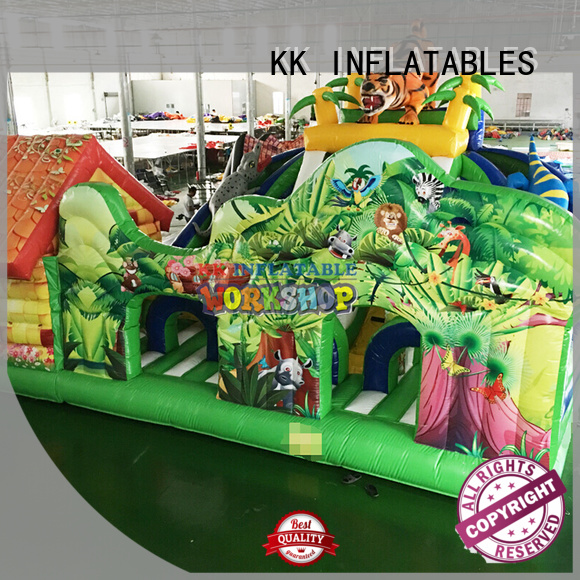 KK INFLATABLE durable inflatable castle supplier for paradise