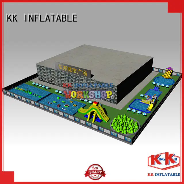 KK INFLATABLE durable inflatable theme park manufacturer for paradise