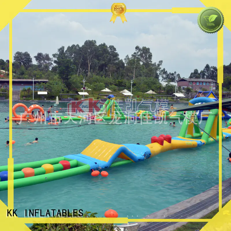 durable inflatable water parks blue factory price for amusement park