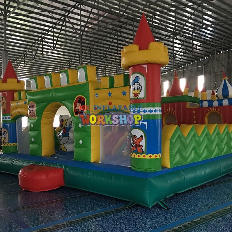 KK INFLATABLE castle water obstacle course factory price for children-3