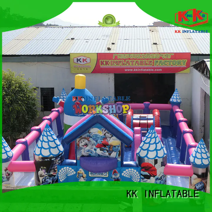 attractive inflatable obstacle course aircraft factory price for racing game