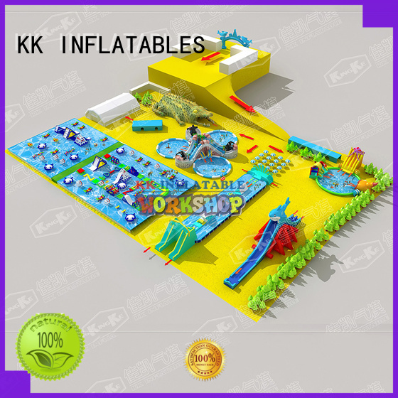 KK INFLATABLE amazing inflatable floating water park supplier for water park