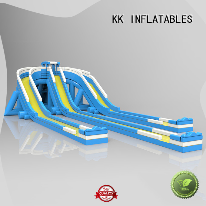 KK INFLATABLE PVC blow up water slide bulk production for parks