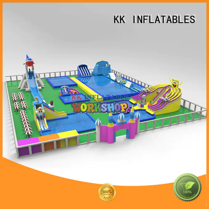 KK INFLATABLE dinosaur inflatable theme park supplier for amusement park