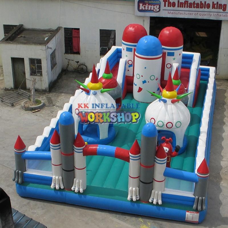 durable inflatable obstacles panda factory price for playground-3