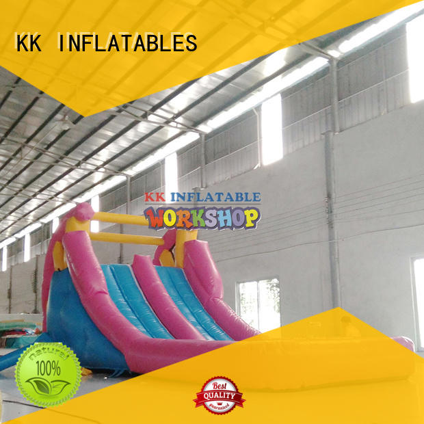 bouncy slide slide combination for playground KK INFLATABLE