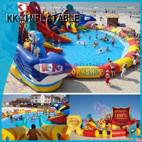 KK INFLATABLE blue inflatable theme playground manufacturer for amusement park