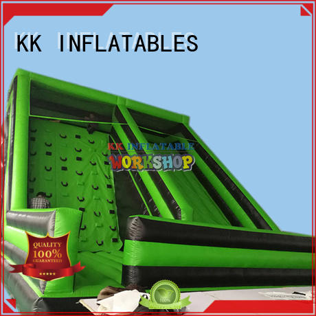 KK INFLATABLE foam kids climbing wall supplier for entertainment