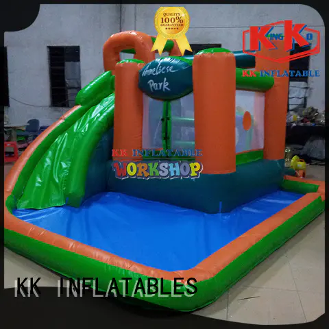 cartoon kids inflatable water park animal modelling for seaside KK INFLATABLE