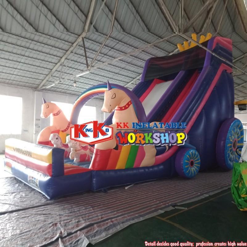 hot selling kids water slide fire truck shape manufacturer for exhibition-1