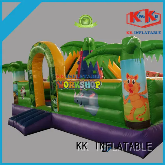 KK INFLATABLE trampoline inflatable castle manufacturer for paradise