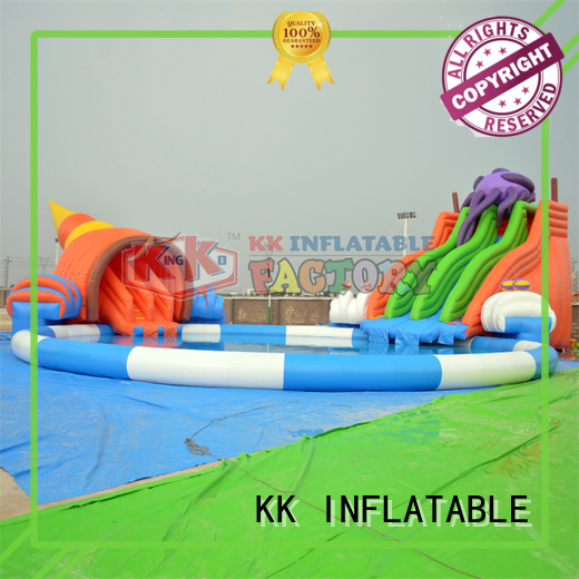 KK INFLATABLE quality inflatable water park OEM for swimming pool