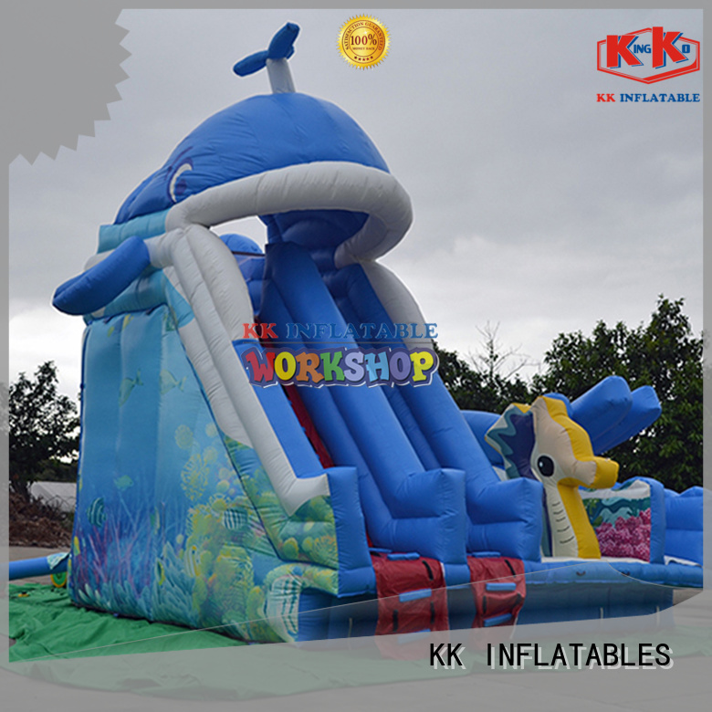 quality blow up water slide cartoon customization for parks
