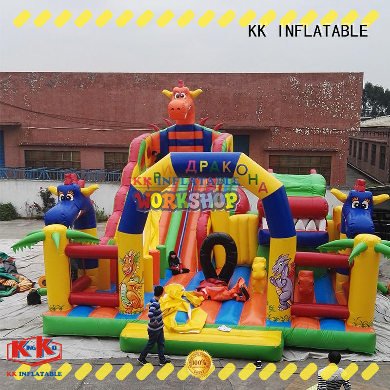 KK INFLATABLE high quality moon bounce animal modelling for event