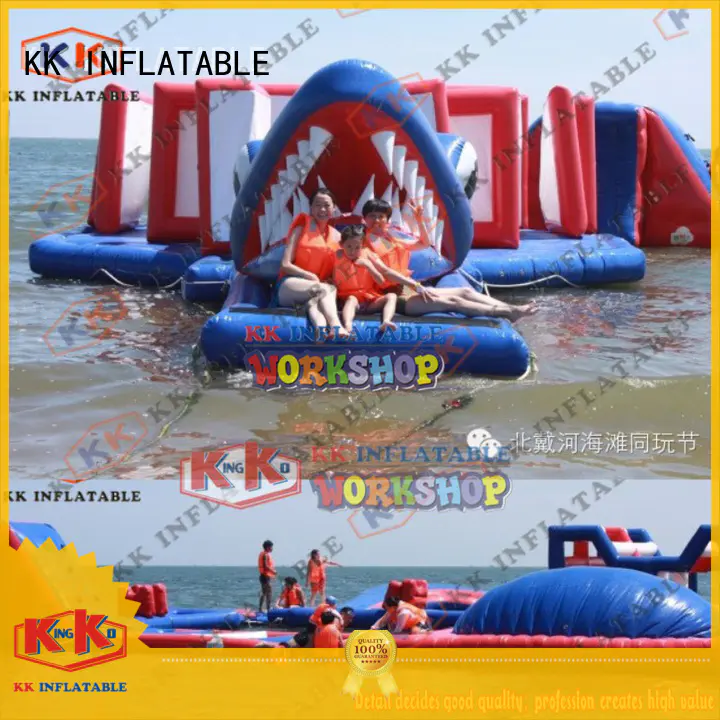 colorful inflatable floating water park tall factory direct for water park