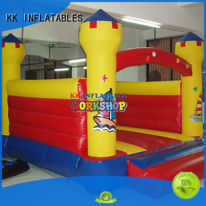KK INFLATABLE transparent small bouncy castle supplier for playground