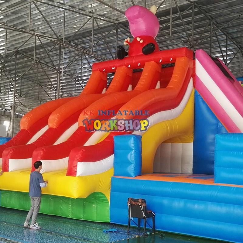 creative design inflatable water playground supplier for beach KK INFLATABLE-1