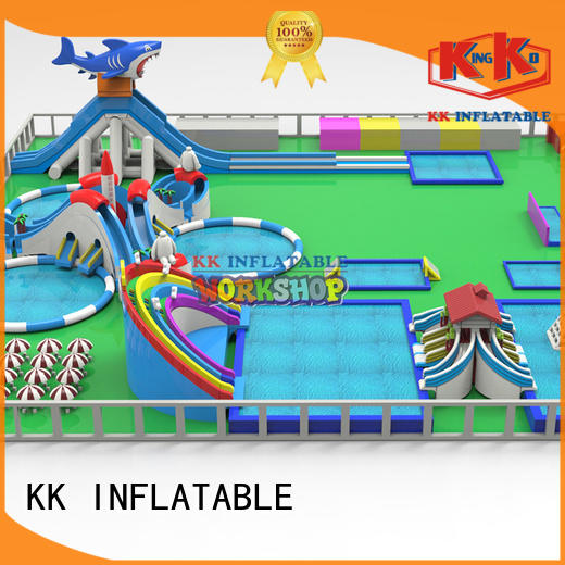 cartoon inflatable water parks manufacturer for amusement park KK INFLATABLE