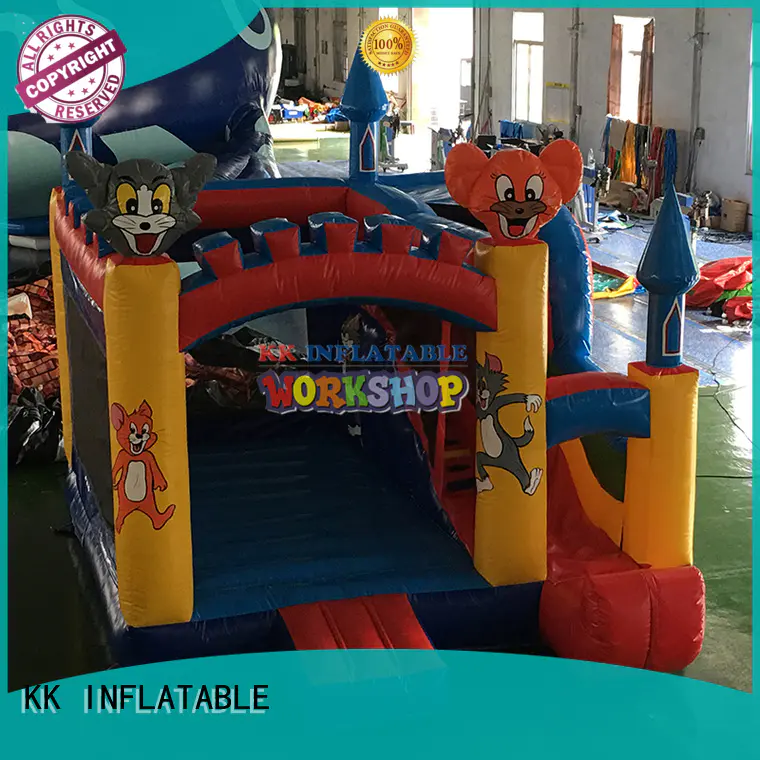 transparent pig inflatable slide various styles for exhibition KK INFLATABLE