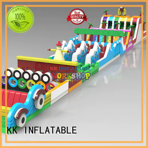 KK INFLATABLE commercial inflatable floating water park factory direct for swimming pool