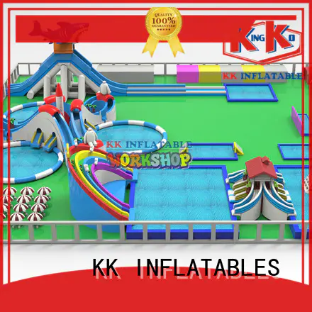 KK INFLATABLE durable inflatable theme playground good quality for paradise