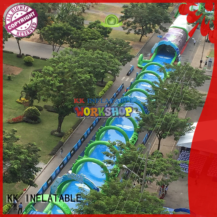 KK INFLATABLE PVC blow up water slide customization for paradise