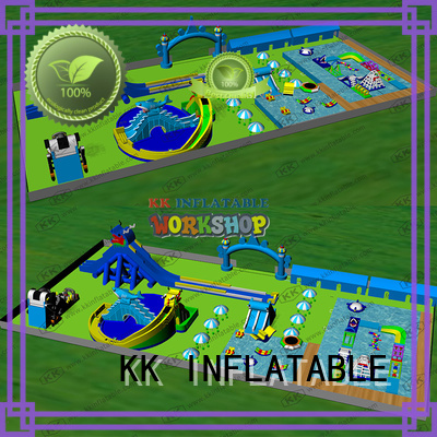 colorful inflatable floating water park huge supplier for water park