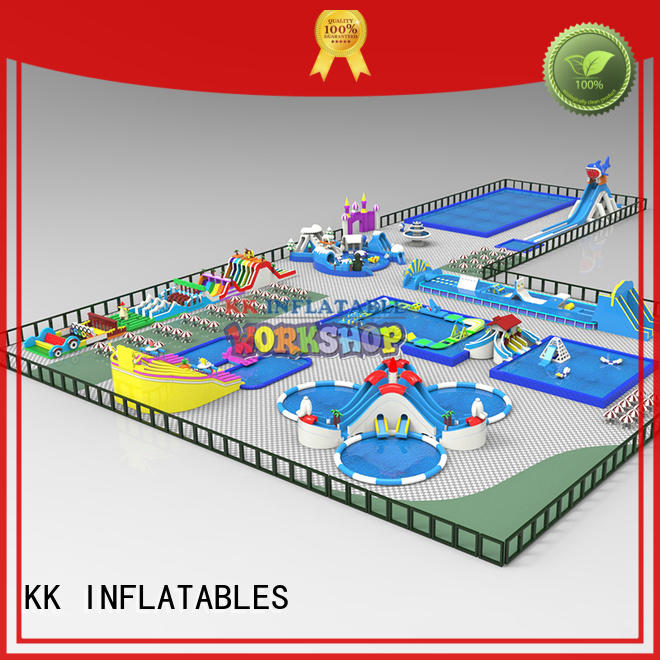 Superior inflatable water park