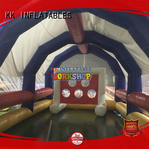 KK INFLATABLE quality kids climbing wall trampoline for paradise