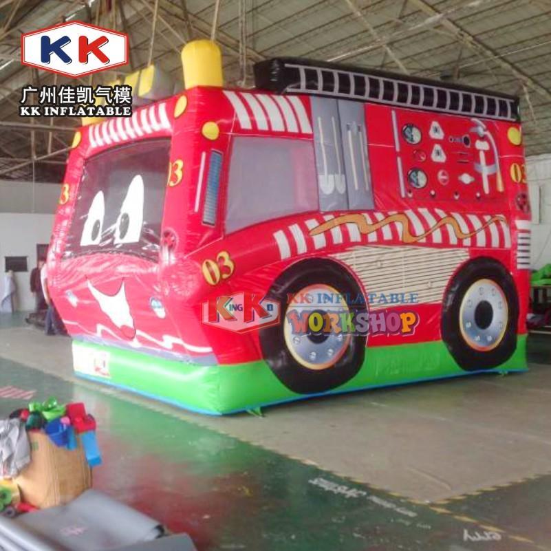 durable party jumpers fire truck factory direct for outdoor activity-1