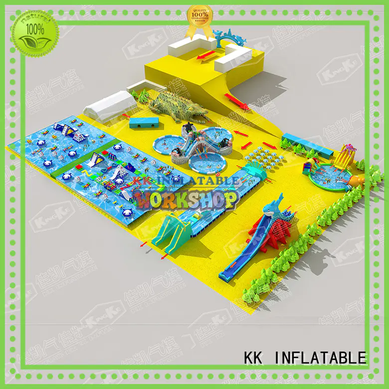 KK INFLATABLE multichannel inflatable theme playground animal modelling for beach