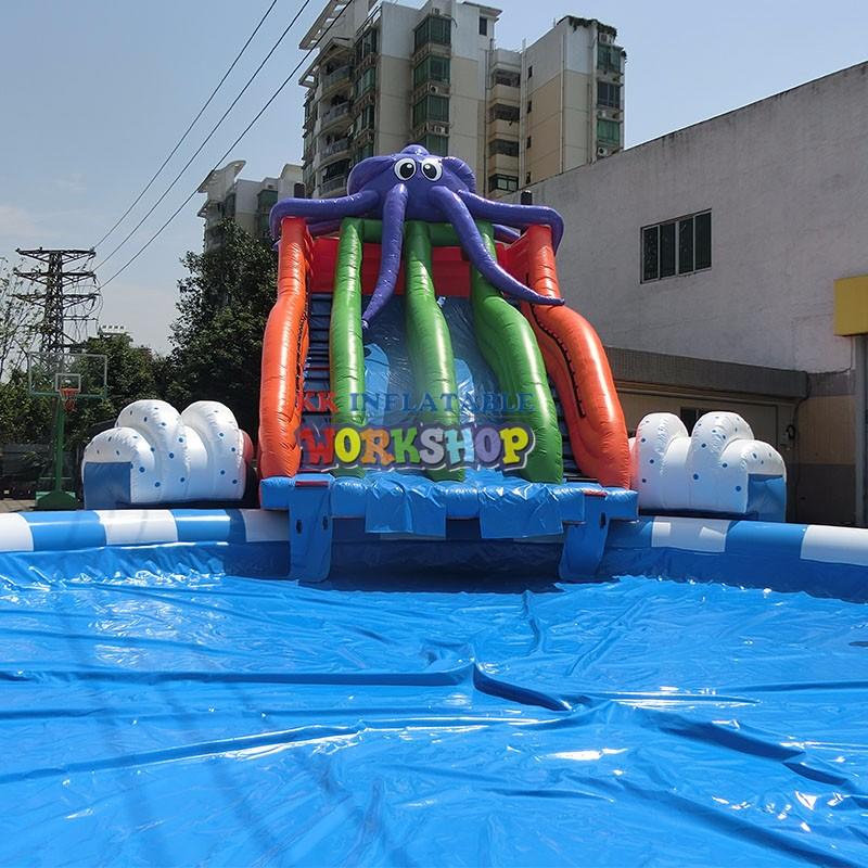 custom inflatable theme park cartoon factory price for seaside-2