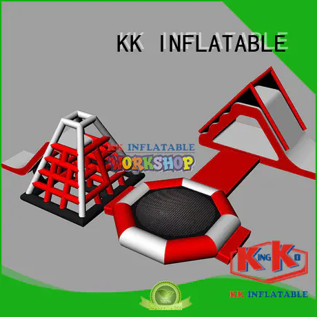 KK INFLATABLE colorful inflatable floating water park supplier for paradise