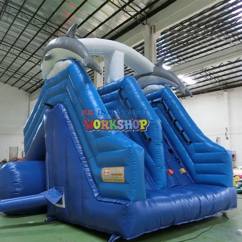 blow up water slide giant for swimming pool KK INFLATABLE-1