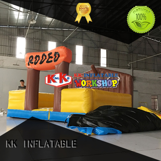 KK INFLATABLE long kids climbing wall factory direct for entertainment