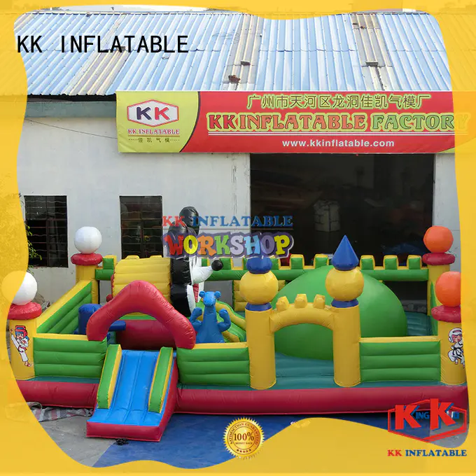 multifuntional inflatable water obstacle course manufacturer for adventure KK INFLATABLE