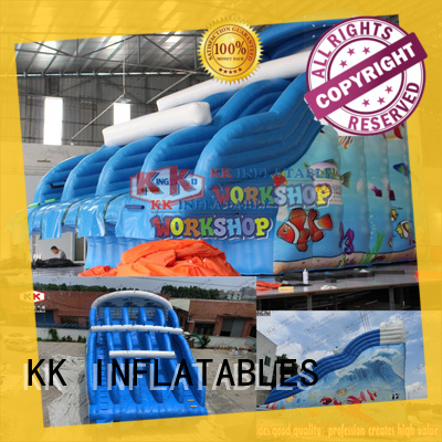 KK INFLATABLE PVC inflatable water slide ODM for playground