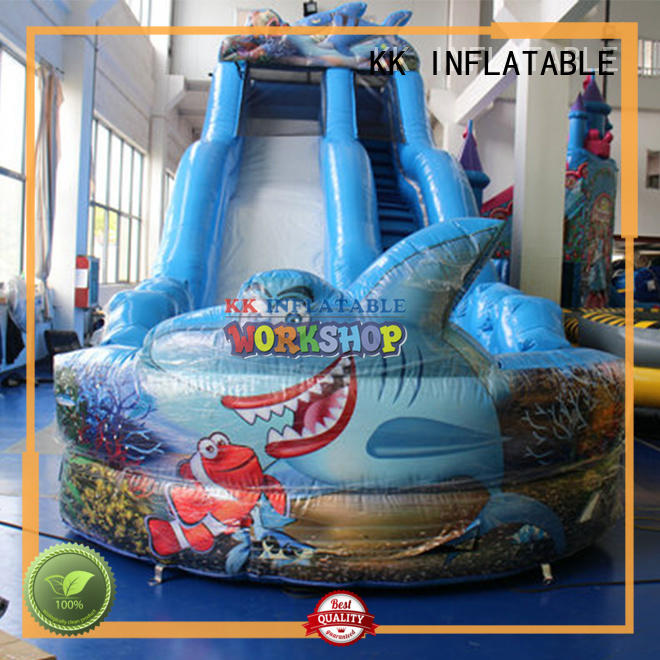 customized blow up water slide truck various styles for playground