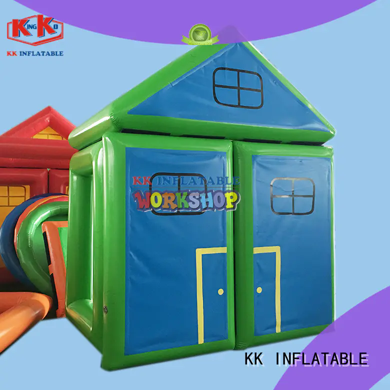 KK INFLATABLE portable kids climbing wall manufacturer for training game
