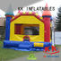 animated cartoon inflatable castle colorful for amusement park KK INFLATABLE