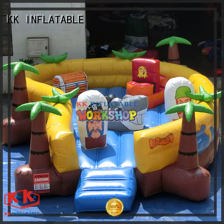 attractive inflatable obstacle course cartoon supplier for playground