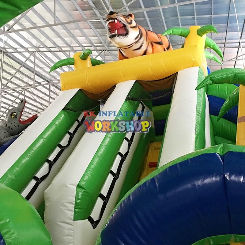KK INFLATABLE commercial kids bounce house pirate ship for party-2