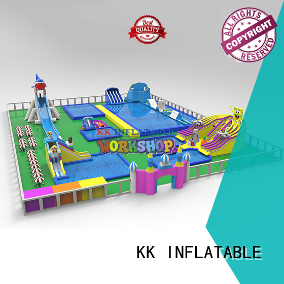 commercial water inflatables multichannel slide manufacturer for swimming pool