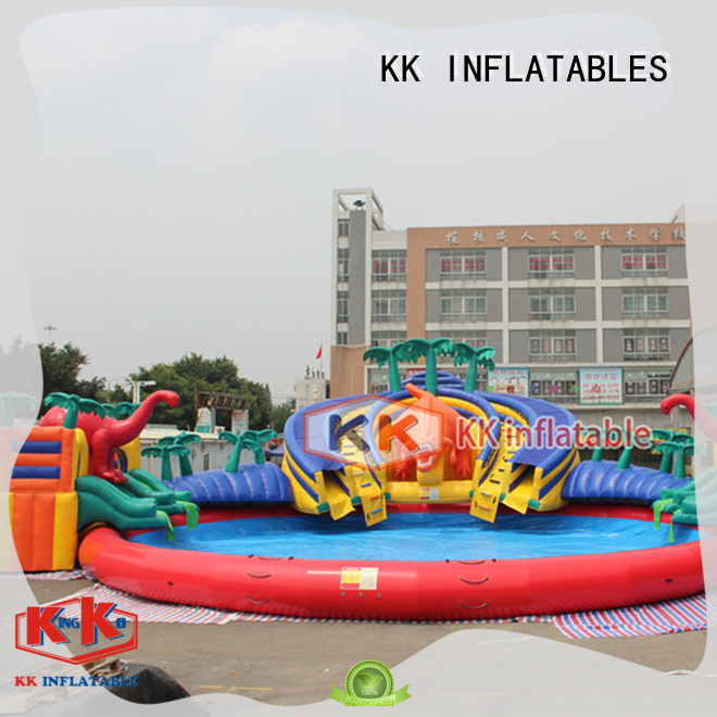durable inflatable theme playground dinosaur animal modelling for beach